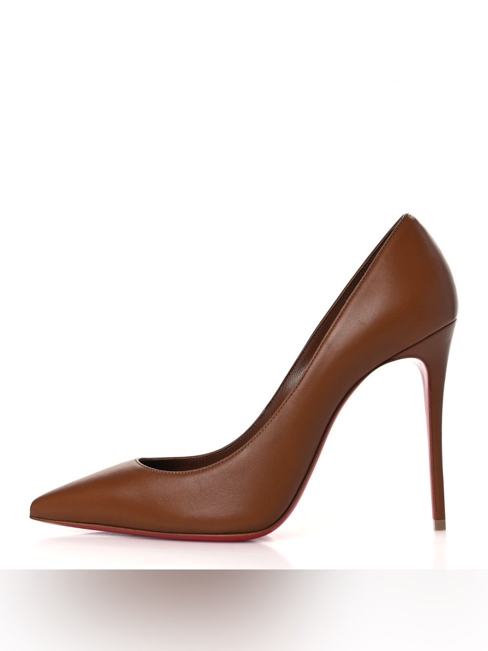 CHRISTIAN LOUBOUTIN Nappa Kate 100 Pumps 36 Nude - Picture 2 of 8